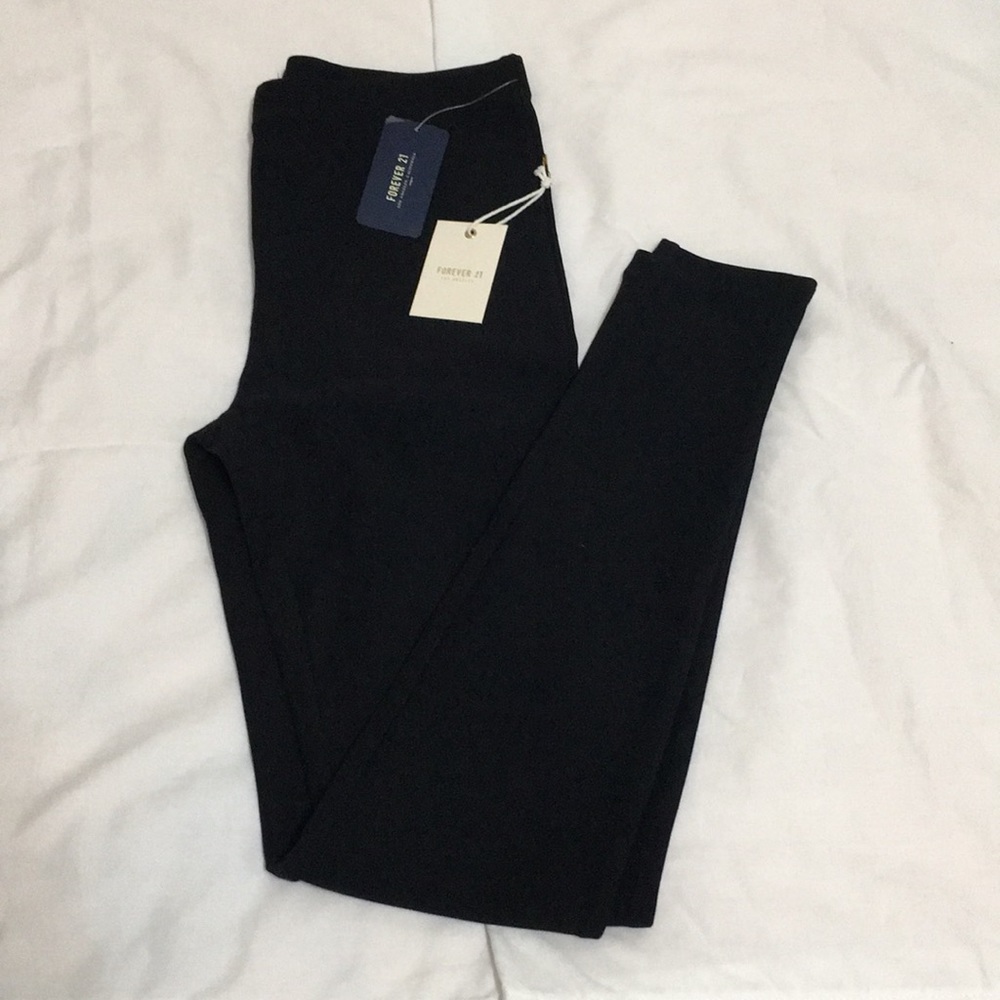 Forever 21 Black Leggings NWT
